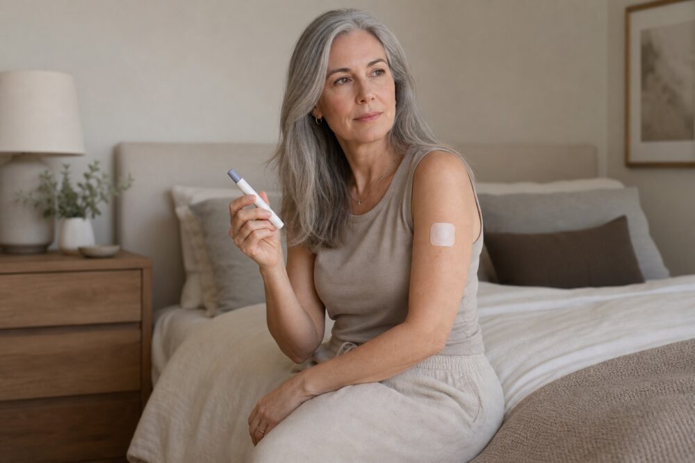 Can you take HRT with weight loss injections