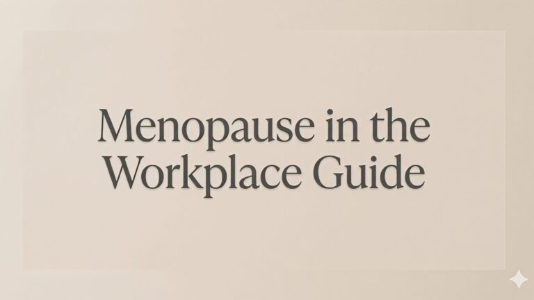 menopause in the workplace
