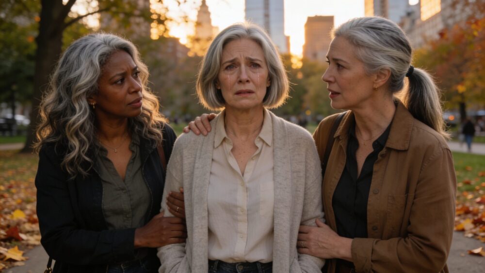 crise de meia-idade ou menopausa